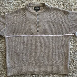 RedHead Henley Neck Cotton Blend Knit Pullover